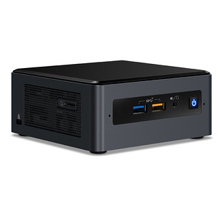 intel 英特尔 豆子峡谷 NUC8i5BEK 商用台式机 黑色 (酷睿i5-8259U、核芯显卡、16GB、120GB SSD、风冷)