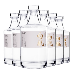 青小乐 白瓶粮食酒  500ml*6瓶（金装版）