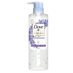 Dove 多芬 洗发水 蓝风铃花香 植萃 柔顺盈润洗发露470ml(无硅油)