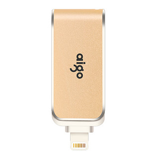 aigo 爱国者 U360 USB 3.0 U盘 金色 64GB USB/苹果lightning接口双口