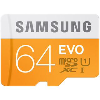 SAMSUNG 三星 Micro-SD存储卡 64GB（UHS-1、U1）