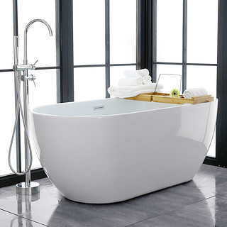 埃飞灵（AIFOL） 独立式浴缸 家用成人亚克力大浴缸AT-11572五件套可选 AT-11775尺寸1680x750x580