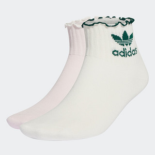 adidas ORIGINALS adidas Originals SOCK 2PP 女子运动袜 H62037 珍珠水晶紫/汉玉白 XS