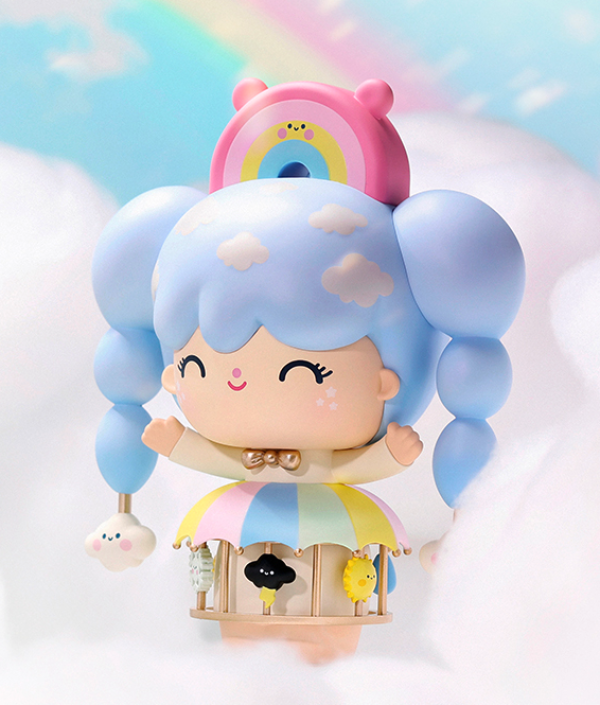 popmart泡泡玛特密语娃娃天空梦想家手办