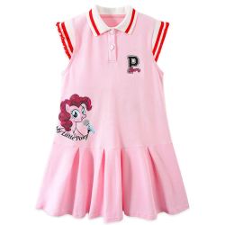 小马宝莉女童装_my little pony 小马宝莉 女童翻领连衣裙多少钱-什么