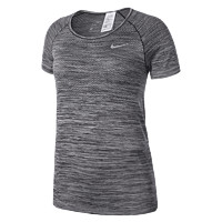 NIKE 耐克 Dri-fit Knit 女子运动T恤 AA3010-010 黑色 L