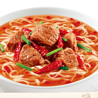 康师傅 鲜熟面 辣牛肉汤面 6袋