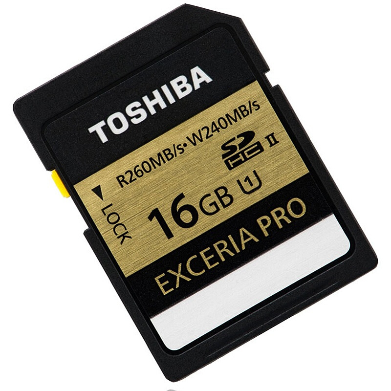 TOSHIBA 东芝 EXCERIA PRO SD存储卡 16GB（UHS-II、U1）