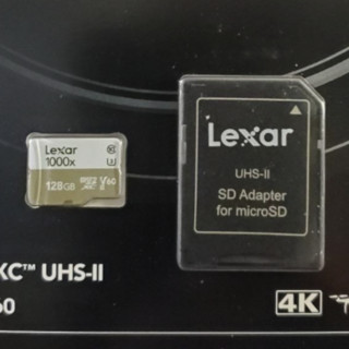 Lexar 雷克沙 LSDMI128CBNA1000A Micro-SD存储卡 128GB（UHS-II、V60、U3）