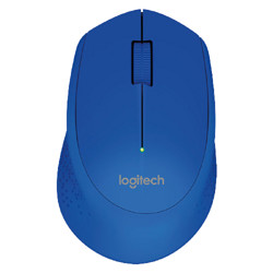 logitech 罗技 M275 2.4G蓝牙 无线鼠标 1000DPI 蓝色