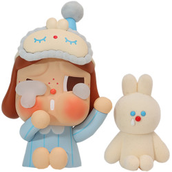 泡泡玛特潮流玩具_pop mart 泡泡玛特 crybaby蓝色睡
