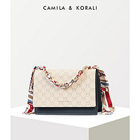 CAMILA&KORALI BCK2-201022 链条手提丝巾小方包