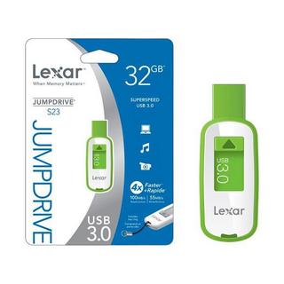 Lexar 雷克沙 JumpDrive S23 USB 3.0 U盘 绿色 32GB USB