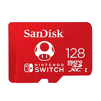 SanDisk 閃迪 128GB TF（MicroSD）存儲卡 U3 4K 馬里奧賽車主題款