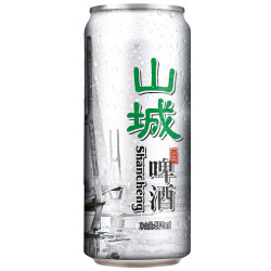山城啤酒 重庆啤酒山城冰爽8度500ml*12罐嘉士伯小麦拉格