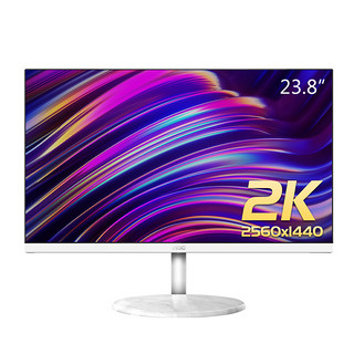 AOC 冠捷 Q24N2 23.8英寸 IPS 显示器(2560×1440、75Hz、110%sRGB）