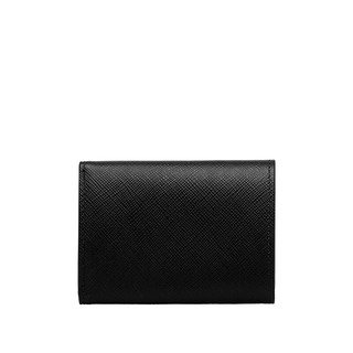 PRADA 普拉达 Saffiano系列 女士牛皮钱包 1MH021-QWA-F0002 黑色