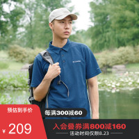Columbia 哥伦比亚 户外21春夏新品男子针织短袖速干POLO衫AE2996 464 XL(185/104A)