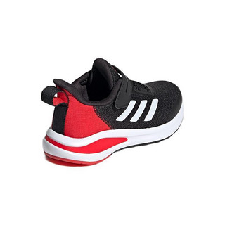 adidas 阿迪达斯 官网 adidas FortaRun EL K 小童鞋训练运动鞋H02728 一号黑/白/鲜红 29(175mm)