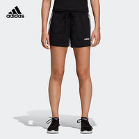 adidas ORIGINALS 阿迪达斯官网 adidas W E 3S SHORT 女装夏季运动型格短裤DP2405 黑/白 A/S(160/68A)