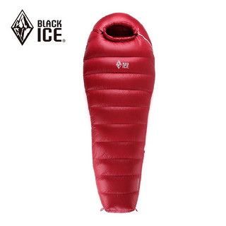 BLACK ICE 黑冰 G200 羽绒睡袋 红色 M（红色 G1000 M码）