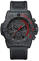 LUMINOX 鲁美诺斯 Luminox *蓝男士手表计时黑色(3581.EY / 3580 系列):200 米防水 + 超轻碳表壳 + 秒表