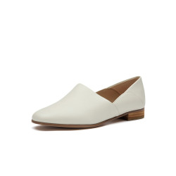 clarks 其乐 女鞋复古低跟乐福鞋舒适休闲一脚蹬浅口精致单鞋女