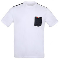 PRADA 普拉达 男士圆领短袖T恤 SJM979-710-F0944 白色 M