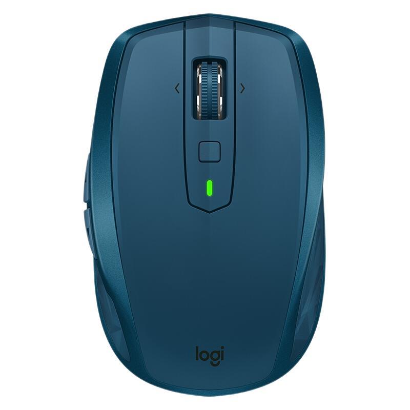 Logitech 罗技 MX Anywhere 2S 2.4G蓝牙 优联 双模无线鼠标 4000DPI 睿智蓝