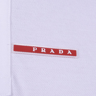 PRADA 普拉达 男士短袖POLO衫 SJJ887-322-F0AA1 白色 XL