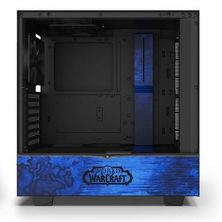 NZXT 恩杰 H510魔兽联名款 ATX机箱 半侧透 黑红