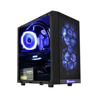 银昕 SilverStone PS15B RGB M-ATX机箱 半侧透 黑色