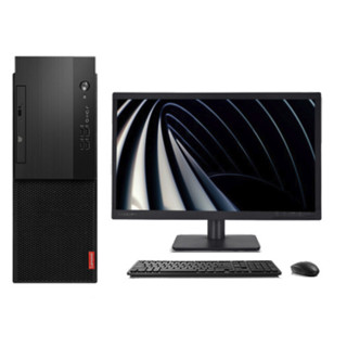 Lenovo 联想 启天 B425 八代酷睿版 21.5英寸 商用台式机 黑色 (酷睿i3-8100、核芯显卡、4GB、1TB HDD、风冷)