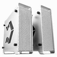 METALFISH 鱼巢 Metal Solid Min MINI-ITX机箱 非侧透 银色