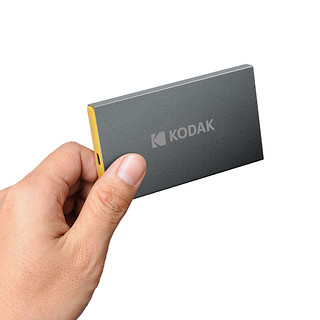 Kodak 柯达 X250系列 EKSSD240GX250K USB 3.1 移动固态硬盘 Type-C 240GB 黑色