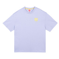 REDCHARCOAL 红色木炭 男女款圆领短袖T恤 3RC21203660 浅紫色 XXL