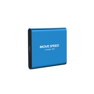 MOVE SPEED 移速 P5系列 PTSBP501 USB 3.1 移动固态硬盘 Type-C 2TB 蓝色