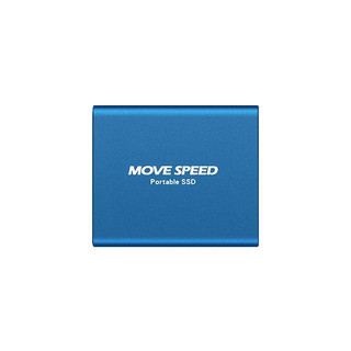 MOVE SPEED 移速 P5系列 PTSBP501 USB 3.1 移动固态硬盘 Type-C 2TB 蓝色