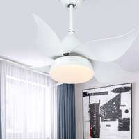 LONGCHAMP 珑骧 龙骧 餐厅风扇灯森林风格儿童卧室带灯吊扇 男孩儿女孩儿童房吊扇灯 可爱创意吊灯电风扇灯 2066-36寸 白色森林送遥控适用8-15㎡