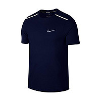 NIKE 耐克 DRY-FIT RISE 365 男子运动T恤 892814-478 深蓝色 S