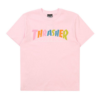 THRASHER JLP日版 男女款圆领短袖T恤 THRAMT142