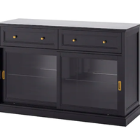 MALSJÖ 马赫 餐具桌 黑色 145x92 厘米