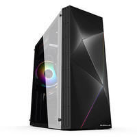 BUBALUS 大水牛 拉斐尔 RGB ATX机箱 半侧透 黑色