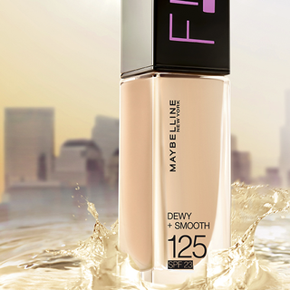 MAYBELLINE 美宝莲 FIT ME系列 定制水感粉底液 #125自然偏粉 水润版 30ml