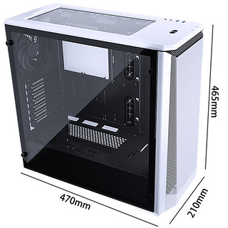 PHANTEKS 追风者 PH-EC400ATG E-ATX机箱 半侧透 白色