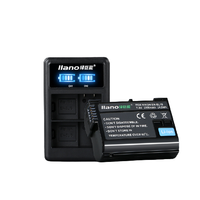 LIano 绿巨能 EN-EL15 相机电池 7.0V 1900mAh 充电套装 2块装