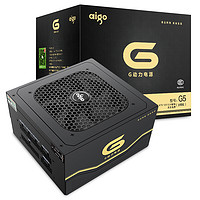 爱国者（aigo） 电脑电源额定500W 电脑主机箱台式机宽幅电源静音峰值600W G5全模组版