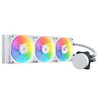 COOLER MASTER 酷冷至尊 冰神B360 ARGB 360mm 一体式水冷散热器 白色