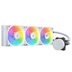 COOLER MASTER 酷冷至尊 冰神B360 白色版 360mm 一体式水冷散热器 ARGB