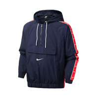 NIKE 耐克 Sportswear Swoosh 男子运动夹克 CD0420-451 蓝/红/白 L